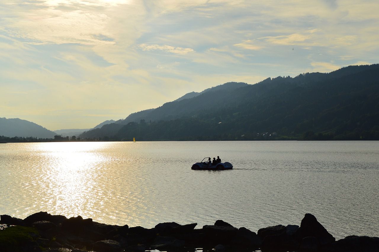 Auch Tretbootfahren ist eine schöne Alternative für eine erstes Date