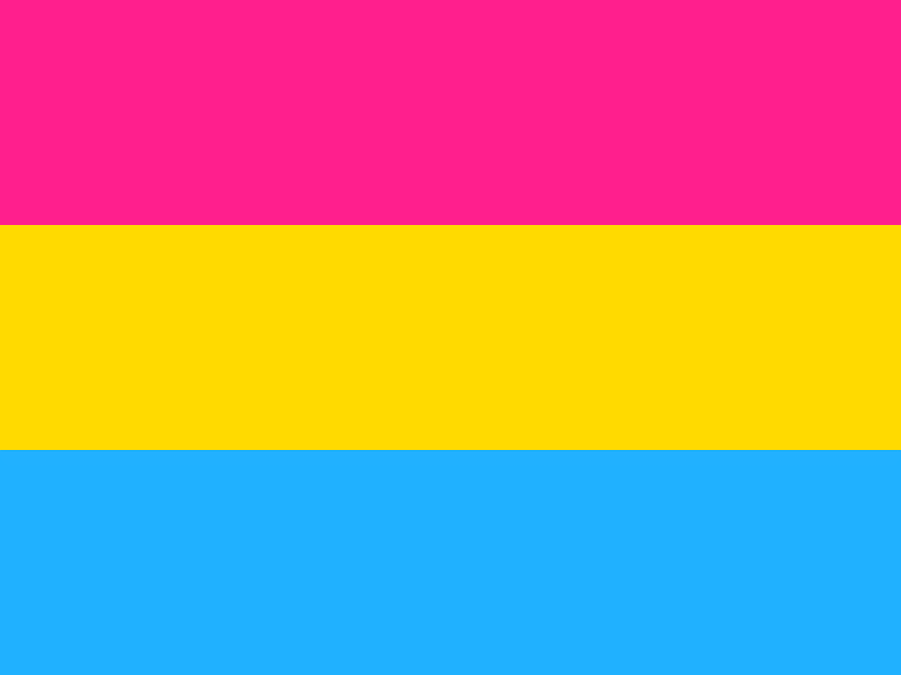 Pansexuelle Beziehung - Flagge