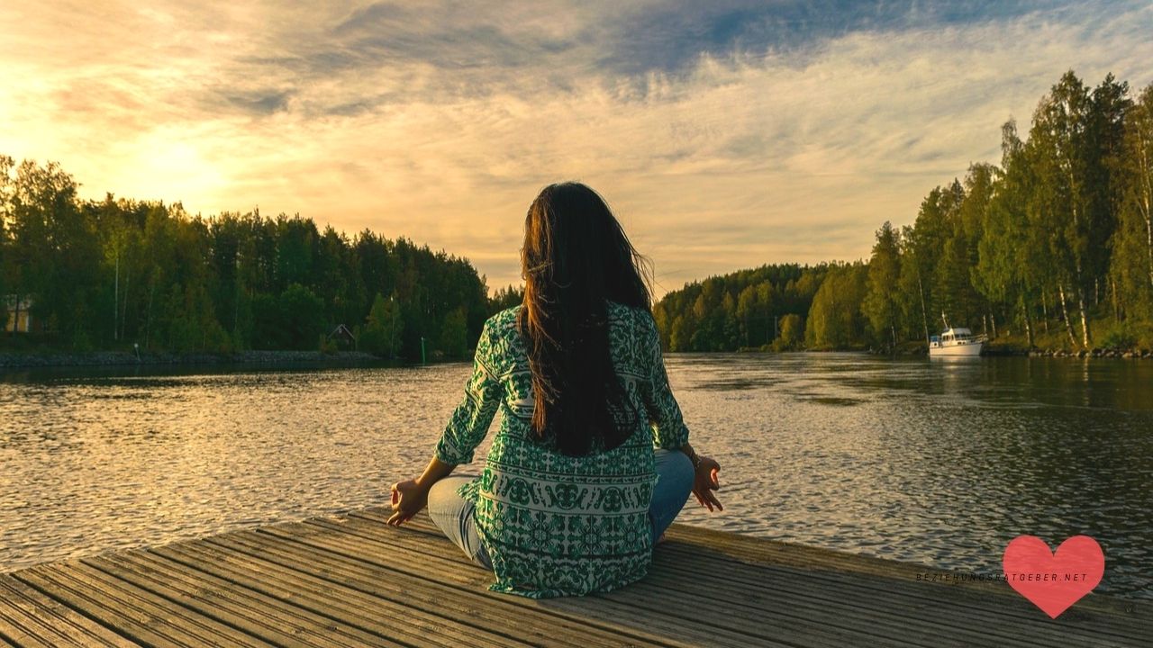 Verliebt in zwei Männer Meditation um Abstand zu gewinnen