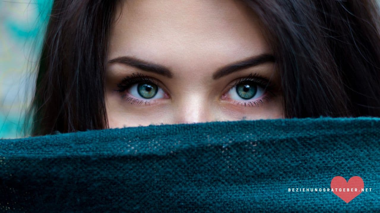 Liebe in Augen Blick Gesicht erkennen
